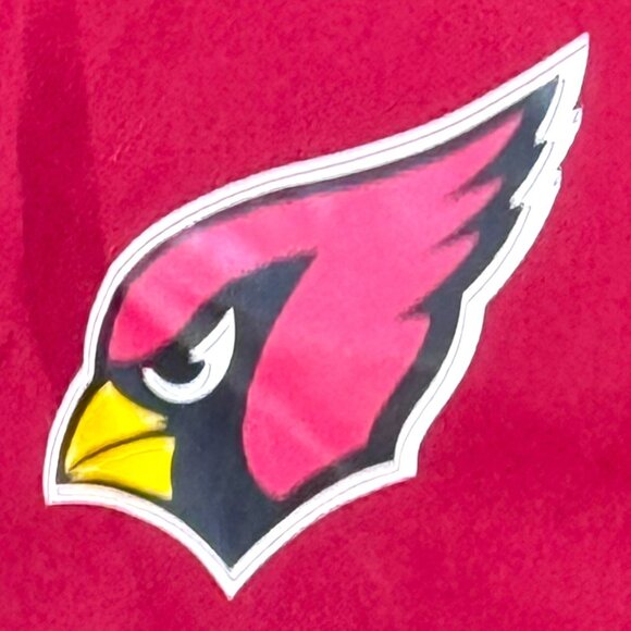 Arizona Cardinals Women Red Hooded Jacket XL NFL Team Apparel Hoodie Lightweight - Picture 2 of 8